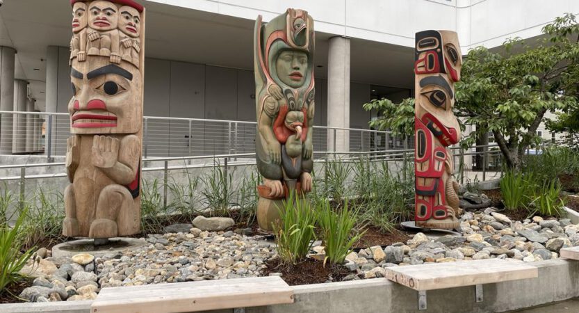 Juneau – Tahku die Alaska Walskulptur
