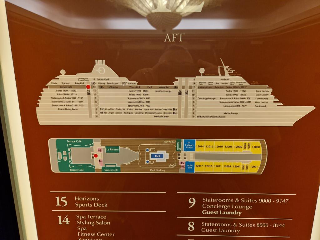 Oceania Marina Deckplan
