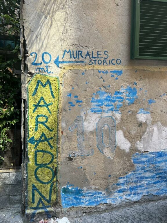Diego Armando Maradona Monoment Neapel