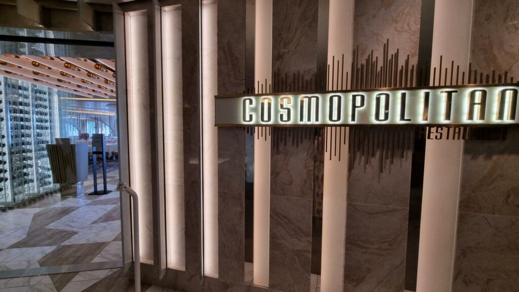 Celebrity Apex Restaurant Cosmopolitan 