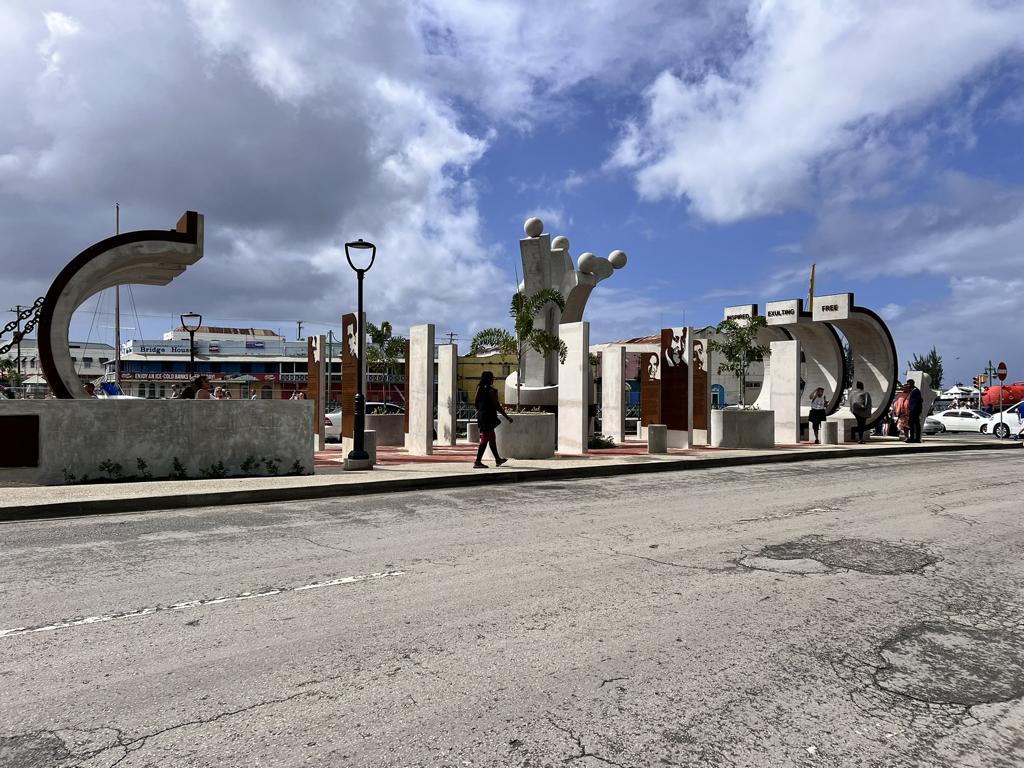 Bridgetown auf Barbados - Karibik. National Heroes Square