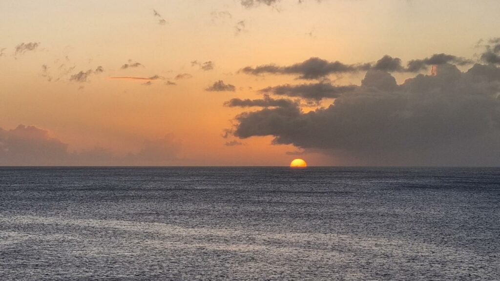Grenada Sonnenuntergang in der Karibik 