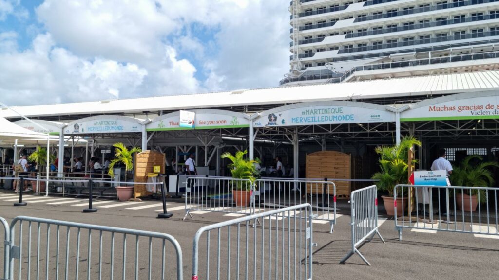 MSC Seaside Check in auf Martinique Karibik
