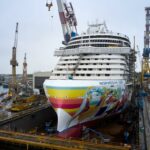 Ausdocken der neuen Norwegian Aqua