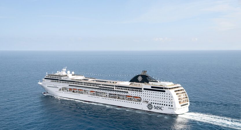 Sommer 2018 neue Route der MSC Lirica