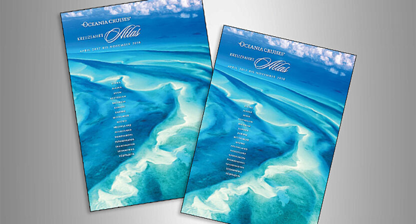 Neuer Katalog von Oceania Cruises