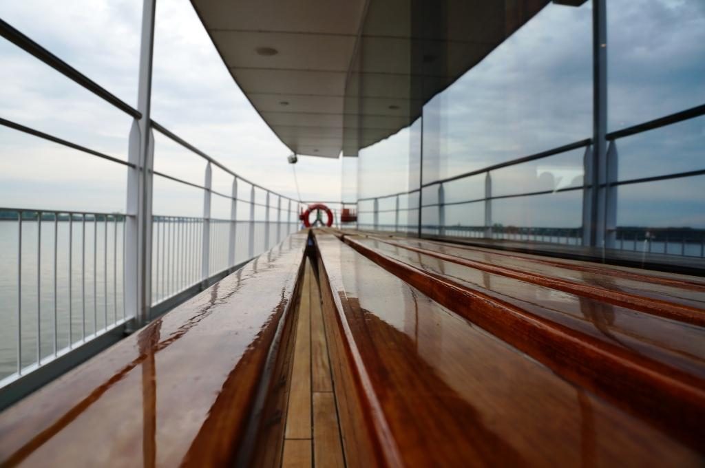 reisebericht donau flussreise nicko cruises MS Maxima Deck mit Sitzbank