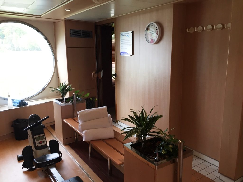 reisebericht donau flussreise nicko cruises MS Maxima Wellnessbereich